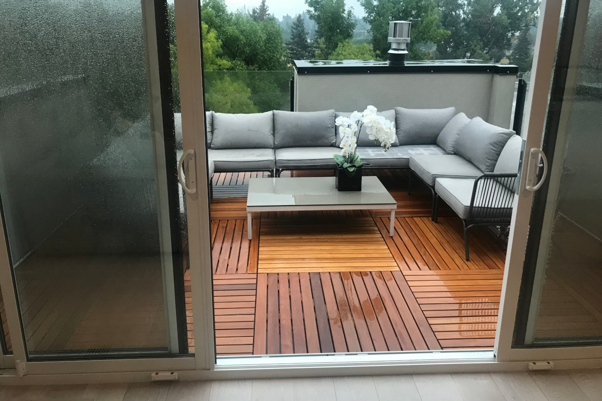 Tropical Hardwood Deck + Balcony Tiles | Yellow Balau